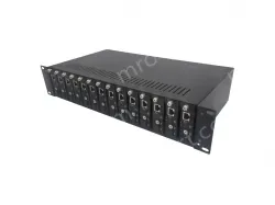 UOTEK UT-N602U14DP 14-slot Fiber Optic Transceiver Rack