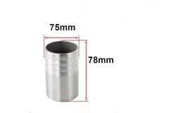 201 material 2.5 inch 2-1/2 Single-head cone welded skin joints
