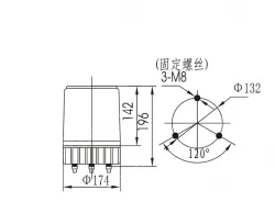 Small warning lightsLTD-5181J AC380V blue