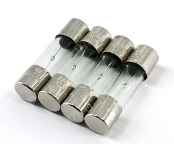 5x20mm T0.5A Glass slow break with solder balls
