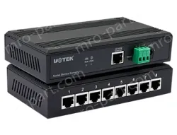 UOTEK 10/100M to 8 Ports RS-232/485/422 Serial Device Server