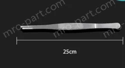 Stainless steel tweezers Straight round head (thick) 25cm