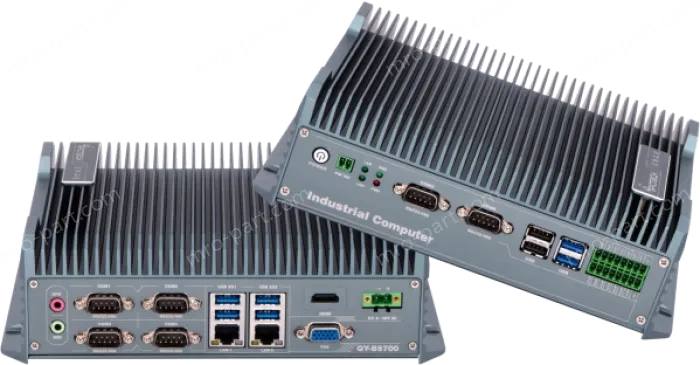 Industrial mini PCs B5800-DDR-4GB-500GB-MSATA-SSD-DC 9-36V