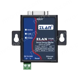 Rail/desktop serial server