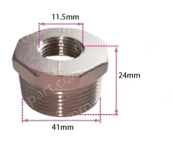304/1.2 inch/2 points stainless steel core inner and outer wire conversion joint