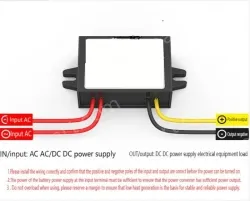 AC to DC power converter transformer step-down module regulator AC24V36V to DC12V 1A medium plastic