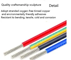 Teflon Wire Cable 14AWG Black 19 cores