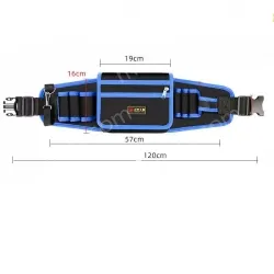 Blue Upgraded Tool Belt Bag Medium Bag + Mineral Water Hook Included