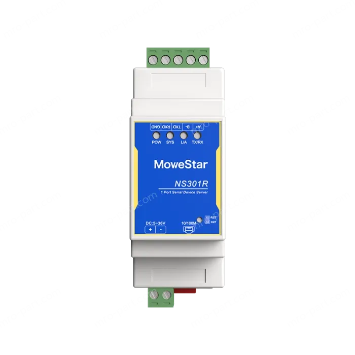 1 Port RS232/485 Serial to 100M Ethernet Server