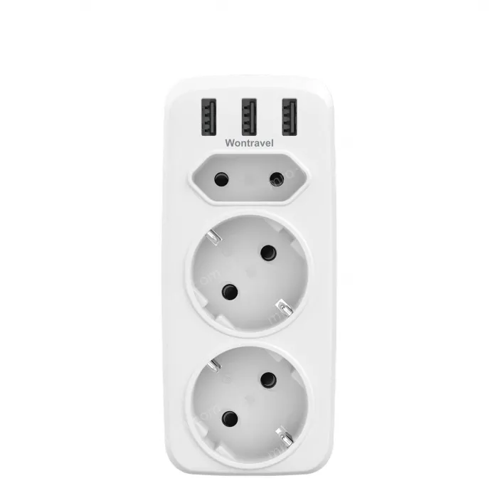 Germany France extension usb wall socket