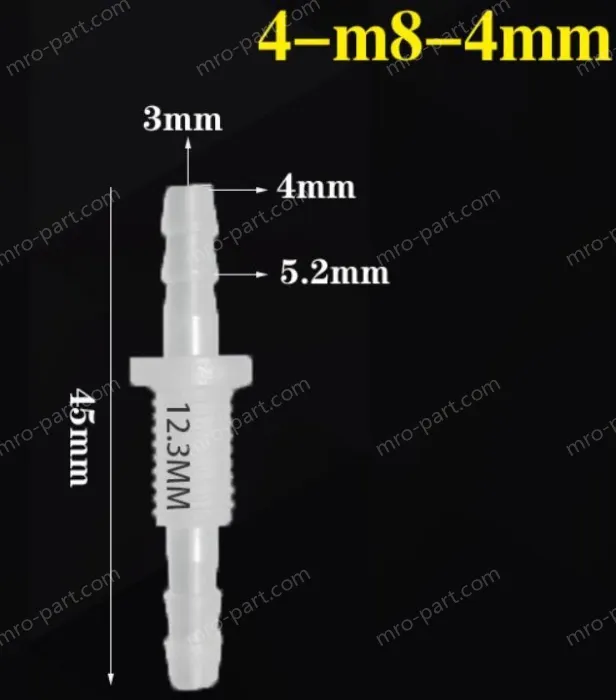 4-M8-4-Feed-through plastic connectors