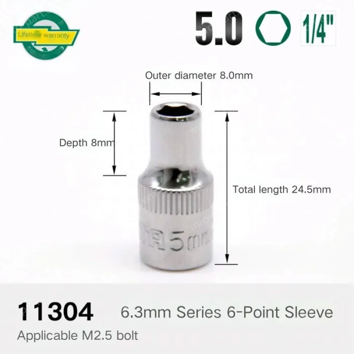 Xiaofei-5.0mm-6.3mm series 1/4-11304