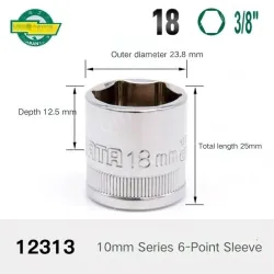 CALC-18mm-10mm series 3/8-12313