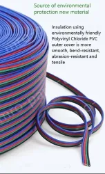 LED light connecting cable 24AWG*10 and (11/0.14TS)