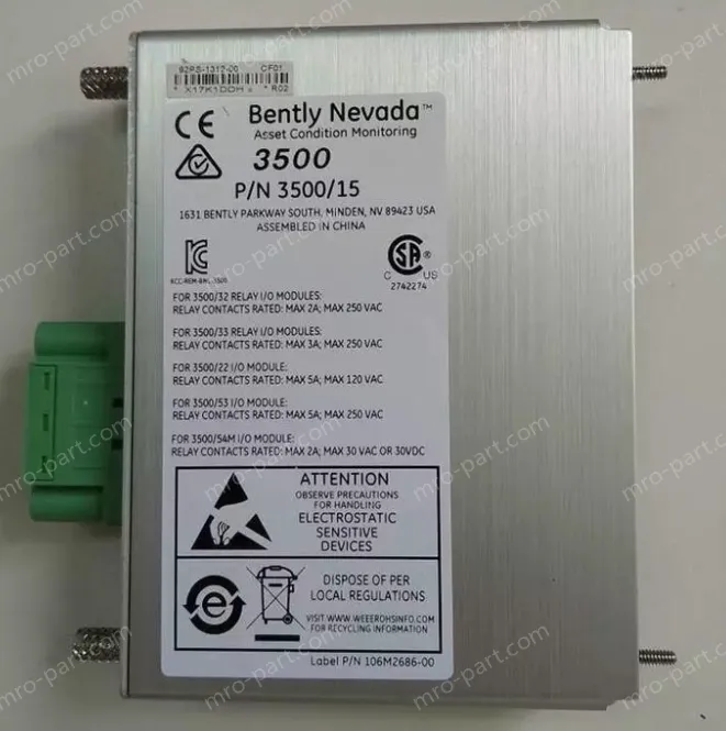 Bently Nevada PLC 3500/15-05-05-01