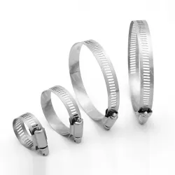 304 all steel straight hose clamp 84-108