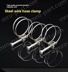 Double steel wire hose clamp 304 material 25-29*2 [wire diameter]