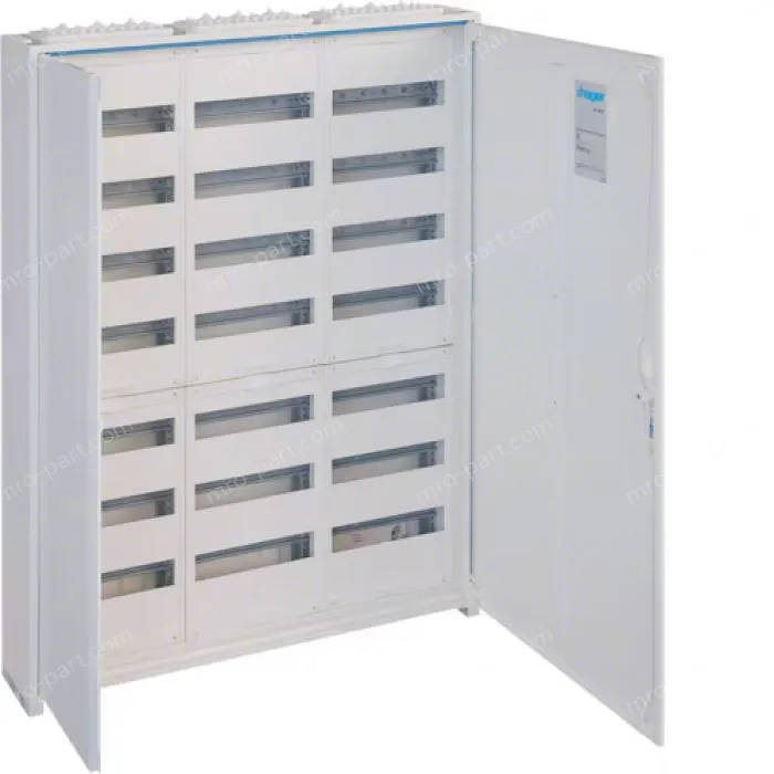 FWB encl.,univers,7-rows 252 modules cl.II IP44 w.plain door, 1100x800x161mm,QC