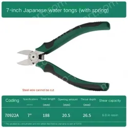 7 inch Japanese nozzle pliers 70922A