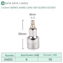 Dafei 6mm with a total length of 55mm-24203