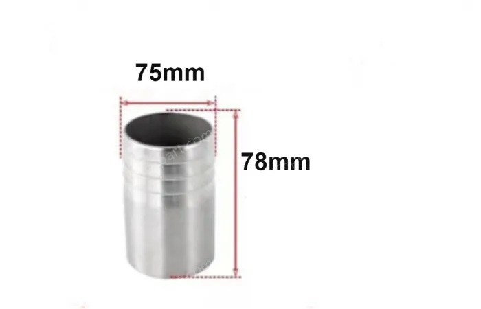 304 material 2.5 inch 2-1/2 Single-head cone welded skin joints