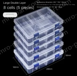 5 pieces of thickened material, 8 grids of double-layered full dismantling