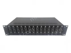 UOTEK UT-N602U14DP 14-slot Fiber Optic Transceiver Rack