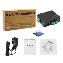UOTEK UT-6802MT-I 10/100M to 2 ports 485/422 Isolated Serial Device Server