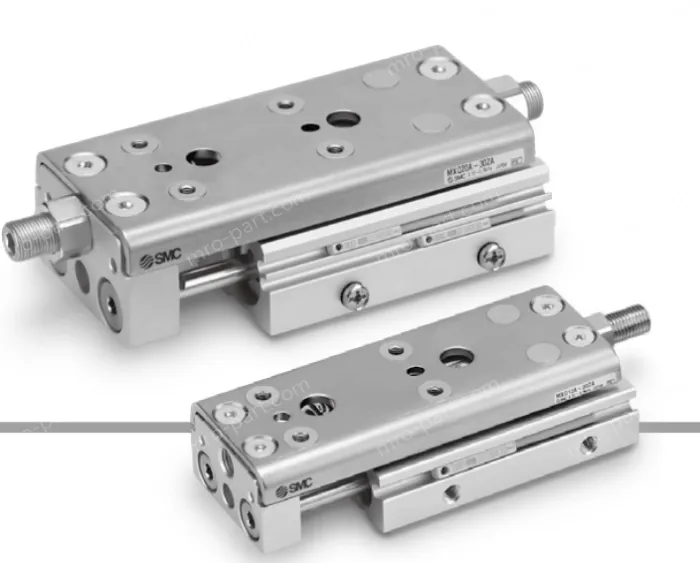 Air Slide Table Double-ported Type MXQ A Series ø6, ø8, ø12, ø16, ø20, ø25