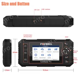 FOXWELL NT614 Elite OBD2 Tool Engine ABS SRS Airbag