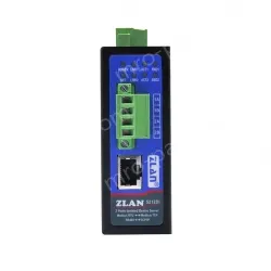 Rail/desktop optocoupler isolated serial server
