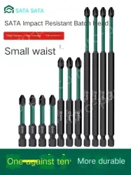 10Pcs single head, slotted 6mm, total length, 50/89/150mm-05469